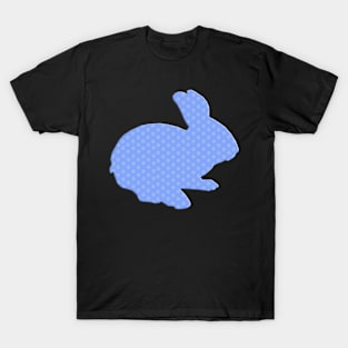 Cute Blue Polka Dot Bunny Rabbit T-Shirt